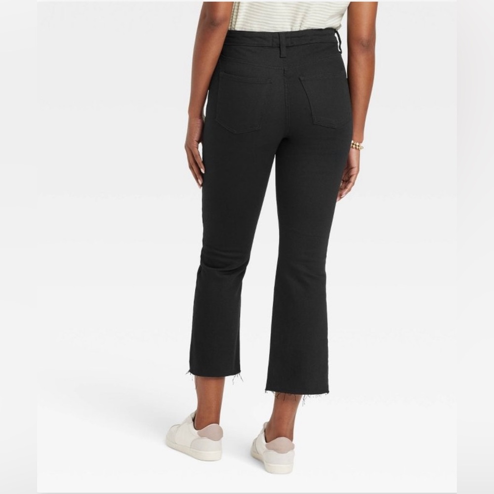 NWT Black High Rise Flare Jean - Picture 2 of 7
